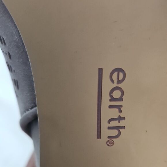 Earth Tan Heeled Boots with Peep-Toe Design - Picture 2 of 16